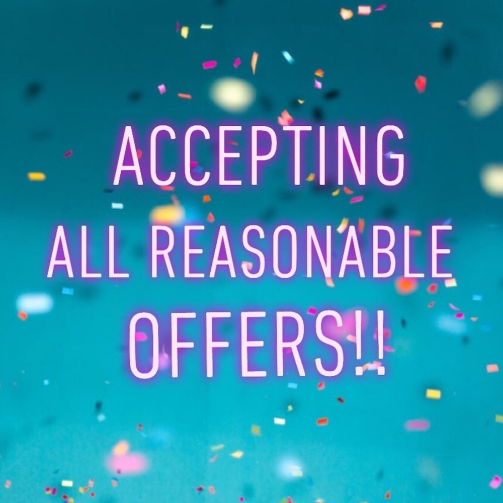 Accepting all reasonable offers! Closet clearout!